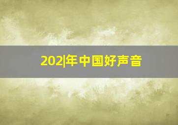 202|年中国好声音